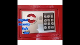 Electronic Deluxe Digital Security Safe Box Unboxing [upl. by Belak250]