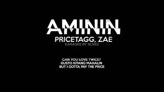 Pricetagg Zae  Aminin Karaoke Version By 9Lives [upl. by Elyrehc]