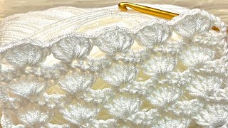 Fantastic😍🌸 How to Crochet for beginners step by step Crochet baby blanket [upl. by Fusuy]