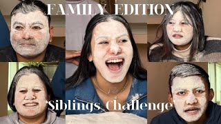 ‘Siblings Challenge’ FAMILY EDITION Extra FUNNY🤣 [upl. by Anairb]