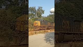 CSXT 430 AC4400CW Leads 499 CW44AH amp 7020 CM44AC NB at Fitzgerald GA 102824 railfan [upl. by Mitchiner326]