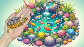 Catching fish colorful fish goldfish koi fish betta fish turtles crabs catfish [upl. by Gnanmas]