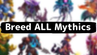 HOW TO BREED ALL 203 MYTHICS FREE in MONSTER LEGENDS [upl. by Merrill]