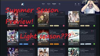 Js Summer 2024 Anime Season Preview [upl. by Yesdnik]