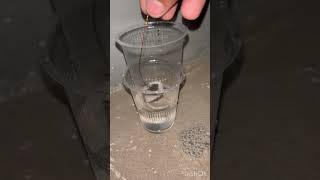 Fire coil in water disposal glass mind blowing 🤯 result experiment simplescience fire trending [upl. by Nylirahs]