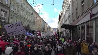 Größte Demonstration in der Geschichte der Steiermark am 22012022 demo graz fyp österreich [upl. by Eirffej]