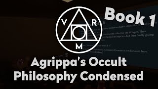 Agrippas Occult Philosophy condensed Book 1 With Dave the Amateur Magus [upl. by Levram150]