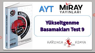 Miray Yayınları AYT Kimya Soru Bankası Yükseltgenme Basamakları Test 9 [upl. by Ewen]