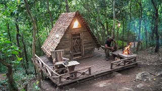 BUSHCRAFT SKILLS BUILDING AFRAME IN BUSHCRAFT CRAFTING WILDLIFE [upl. by Frankhouse]