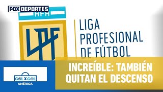 🤯 ¡ADIÓS AL DESCENSO  La Liga Argentina volverá a ser de 30 equipos  GolXGol [upl. by Venditti205]