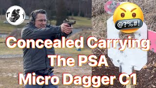 Concealed Carrying Palmetto State Armory’s Dagger Micro with the Phlster Enigma Holster [upl. by Carena]