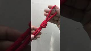 How to Tie Adjustable Knot  Noose style Knot Short [upl. by Xad]