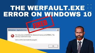 How To Fix Werfault exe Error In Windows 10 [upl. by Dorine]