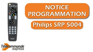 Programmer une télécommande TV universelle Philips SRP 5004 [upl. by Nylsirk]