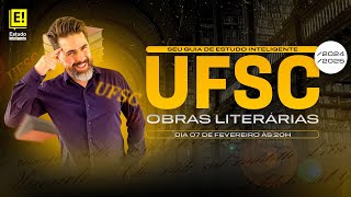 OBRAS LITERÁRIAS UFSC 2024  2025  PROFESSOR EDIR  LIVE 0702  20h [upl. by Ruthann226]