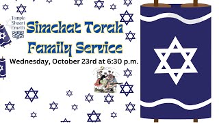 Simchat Torah Family Service October 23 2024 630pm [upl. by Farlie]