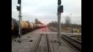 RigaKrustpils railway line  Жд линия РигаКрустпилс [upl. by Duke]