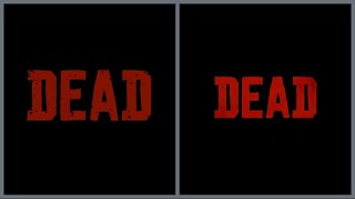 Even The Death Screen In RDR1 Is More Western Than RDR2 [upl. by Perry]