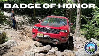 Grand Cherokee Off Road  Trail Damage and Badges [upl. by Aneehsirk]