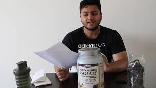 RIPPED UP NUTRITION  WHEY ISOLATE REVIEW  LAB REPORT  DARE2LALA [upl. by Aikem]