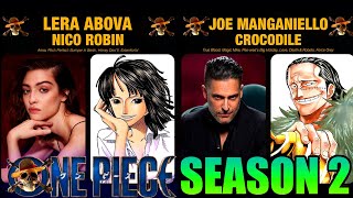 One Piece Live Action Season 2 Nico Robin amp Crocodile Official Casting Season 2 Set Tour Reaction [upl. by Brout]