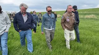 Band of Brothers actor visits the Crossroads where the man he portrayed was killed [upl. by Nashom566]