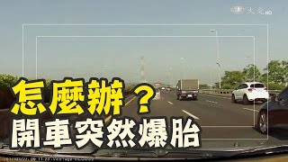 開車突然爆胎怎麼辦？ [upl. by Portia]