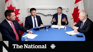 3 out of 5 candidates appear in final Conservative leadership debate [upl. by Lorelle5]