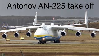 Antonov AN225 Last flight ever from Billund BLL Denmark  Now destroyed [upl. by Ennaylloh]