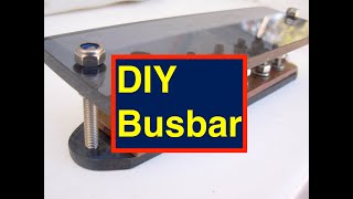 DIY How to make a Bus Bar [upl. by Aeslek]