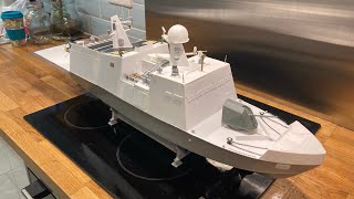 172 micro Corvette ready for the paint shop  Malagasy 🇲🇬’what if’ Navy Modular concept boat [upl. by Wolfgang967]