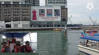 Jesselton Point Naik bot ke Pulau Manukan [upl. by Anay]