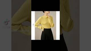 Wool Blend Mock Neck Sweater Get yours httpsprimechoicemallshopwoolblendmocknecksweater [upl. by Oderfliw]