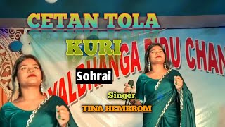 CETAN TOLA KURI REGI MON DO  TINA  BABLU HANSDA  NEW SANTHALI SOHRAI VIDEO 20242025 [upl. by Werra]