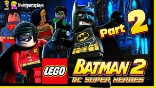 Lego Batman 2  Walkthrough Wii U Part 2 Harbouring a Joker [upl. by Nuahs]