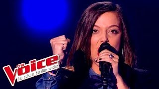 Stromae – Papaoutai  Camille Lellouche  The Voice France 2015  Blind Audition [upl. by Ettinger]