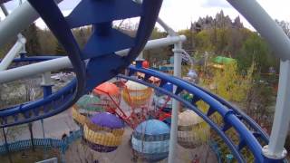 Canadas Wonderlands Silver Streak on ride POV [upl. by Eilata]