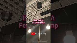 Ikea ACKJA pendant lamp 2024 [upl. by Anoel]