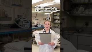 ER Patient Overdoses on MrBeast Chocolate doctor fypage emergency shorts [upl. by Ainafets]