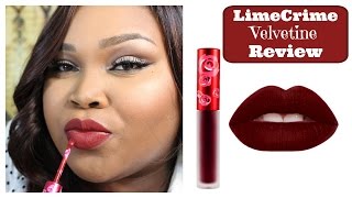 LimeCrime Velvetine Review  Kendra Lovely [upl. by Aymik]