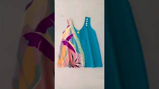 Beautiful Frock Design 2024  Easy Cut amp Simple Sew [upl. by Sirk]