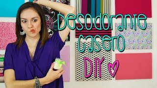 Como Hacer Desodorante Casero y Natural  Receta Fácil de Coco DIY  Catwalk [upl. by Nonnahsed370]