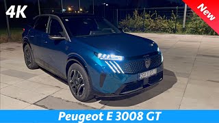 Peugeot E 3008 GT 2024 Full Night Review Exterior  Interior Ambient Lights [upl. by Kirsch]