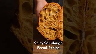 Recipe 🌶️ Chili and Rosemary 🌿 Sourdough sourdough sourdoughbread opencrumb [upl. by Gladwin]