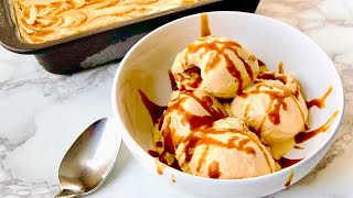 BEST SALTED CARAMEL ICE CREAM RECIPE IN LOCKDOWN  WITHOUT ICE CREAM MACHINE  HOMEMADE [upl. by Reehsab781]