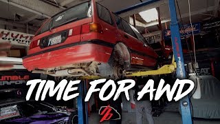 Tearing Apart The Wagon For the 1000HP AWD Civic [upl. by Meihar690]