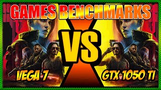 Vega 7 VS GTX 1050 TI  Ryzen 5 4600G [upl. by Clive]