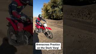 Arenacross on the Stark Varg moto mx starkvarg [upl. by Ainod444]