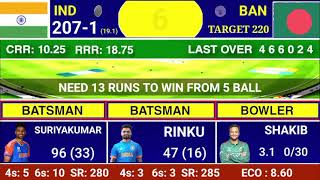 India vs Bangladesh 3rd T20 Match Today 2024  part 5 [upl. by Aserret]