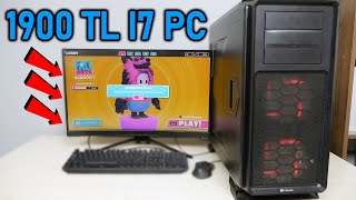 1900 TL i7 Bilgisayar Topladık Ryzen 5 Gücünde Dolara Meydan Okuyan ve Her Oyunu Açan PC [upl. by Anha]